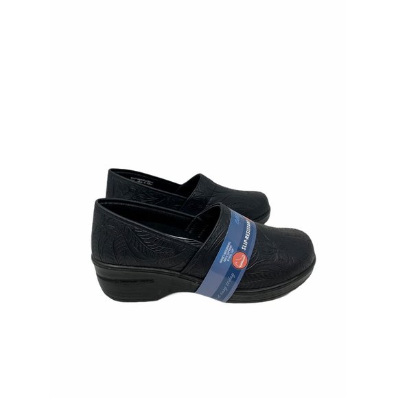 COPY - Easy Works Women's Lyndee Professional black clog shoes 11M - Picture 10 of 11